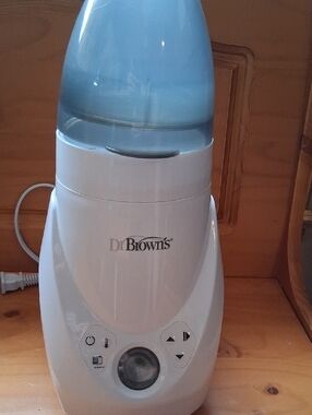 Dr. Brown's Baby Bottle Warmer - White/Light Blue